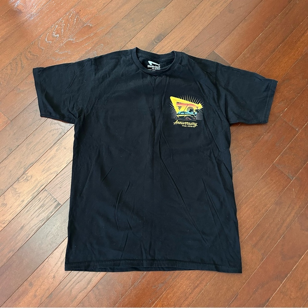 In N Out T Shirt Medium Black 2018 70th Anniversary Ferris Wheel Burger Graphic